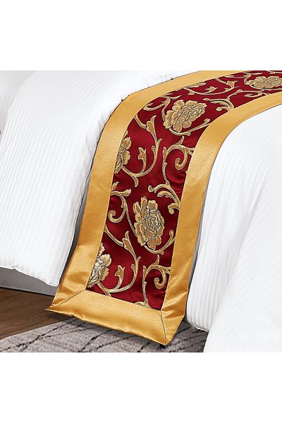 Generic Hotel Stripe Comforter Set Twin Size 160X210 CM, 100% Cotton With Bed Scarf Size 50 X180cm