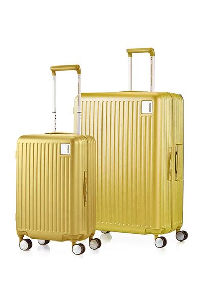 American Tourister LOCKATION   HARD SPINNER 2PC SET YELLOW