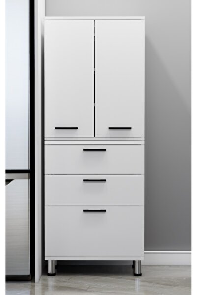 Kenyap Modüler Çok Amaçlı Mutfak Dolabı  2 Kapaklı,3 çekmeceli Kendi Dolabını Kendin Tasarla Kn 111