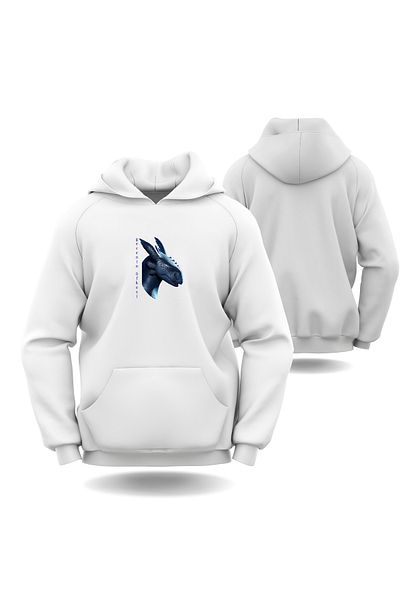 Gölge Store Ανδρικό φούτερ με κουκούλα Dragon Slimfit για την ημέρα του Αγίου Βαλεντίνου - 7002E