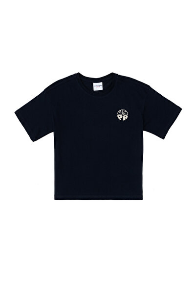 U.S. Polo Assn. Erkek Çocuk Lacivert Comfort Basic Bisiklet Yaka Tişört 50295...