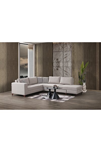 Vivense Masse Köşe Koltuk, Krem, Sağ Köşe