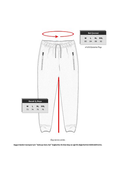 Cottonland Pantaloni de iarnă din bumbac ROCCO pentru bărbați - buzunare groase, elastic cu fermoar, kaki închis