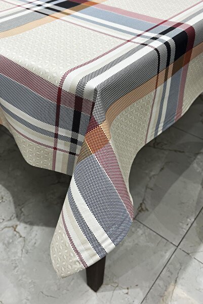 Pimula home Pvc elyaf tabanlı Silinebilir Muşamba Masa Örtüsü_Ekose_1120