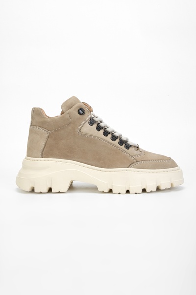 Valmenti Alanzo Erkek Bej Nubuk Deri Casual Bot