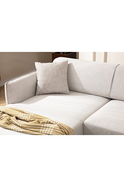 Vivense MİNİ BELLİSİMO KÖŞE KOLTUK, KREM, SOL KÖŞE