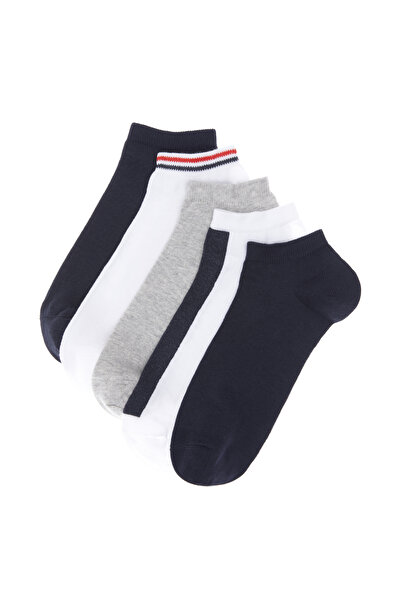 U.S. Polo Assn. Men's Navy Blue 5-Piece Socks 50306150-Vr033