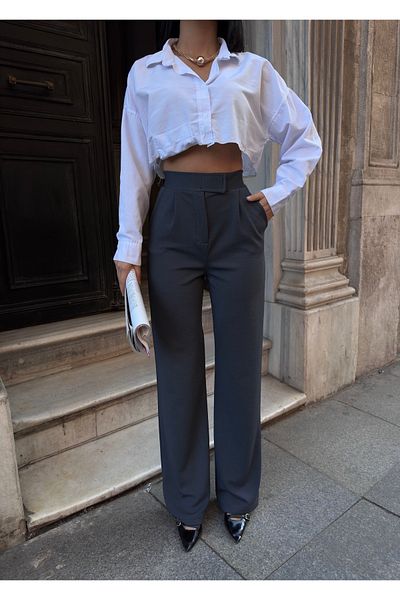 3MODA Lycra Velcro Closure Palazzo Women's Pants