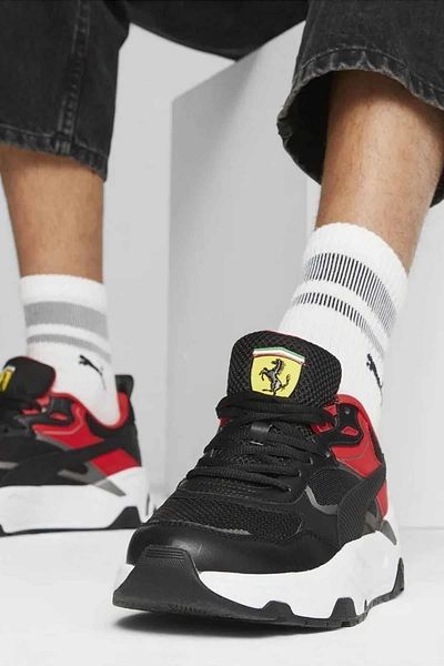 Puma Ferrari Trinity 307950 -01 Ανδρικά Μαύρα Αθλητικά Παπούτσια