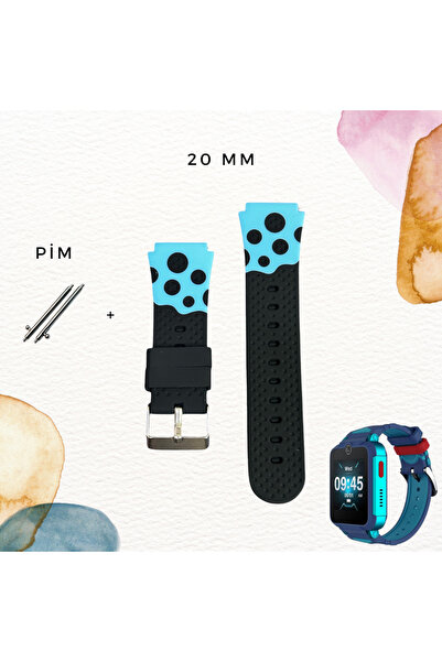 BİLEKTE Tcl Mt42x 20mm Ölçülü Akıllı Çocuk Kol Saati Kordonu