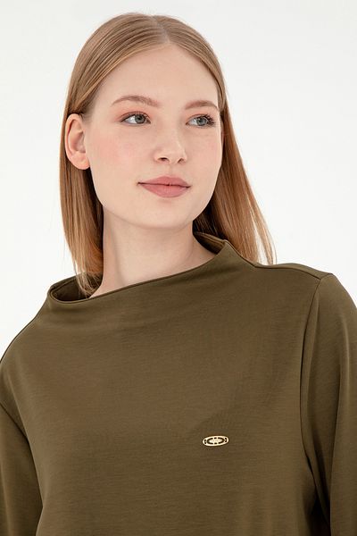 U.S. Polo Assn. Women's Khaki Sweatshirt 50298171 -Vr027