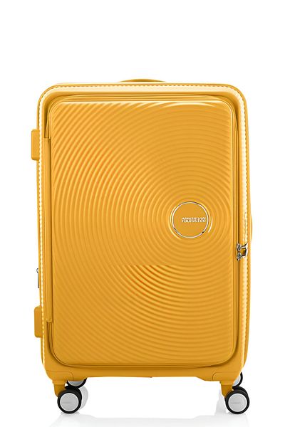 American Tourister CURIO BOOK OPENING   HARD SPINNER  75 CM SET GOLDEN YELLOW