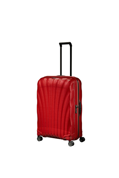 Samsonite C-lite - Spinner Kırmızı 4 Tekerlekli Büyük Boy Valiz 75cm