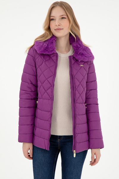 U.S. Polo Assn. Γυναικείο Μπουφάν Βιολετί 50291021-VR037