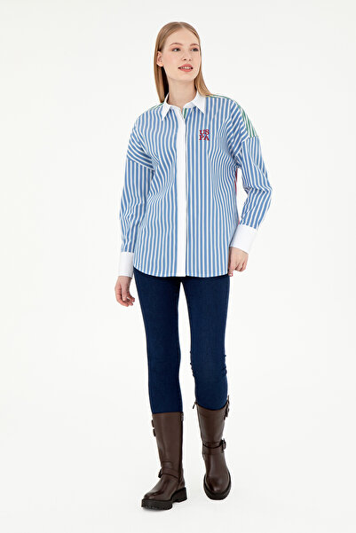 U.S. Polo Assn. Cămașă cu mânecă lungă Saks pentru femei 50291073-VR032