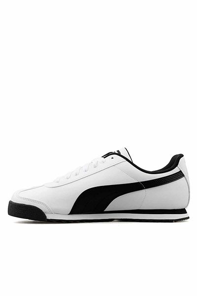 Puma Ανδρικά casual αθλητικά παπούτσια - Roma Basic B-1, 353572 -04 ΛΕΥΚΟ-ΜΑΥΡΟ