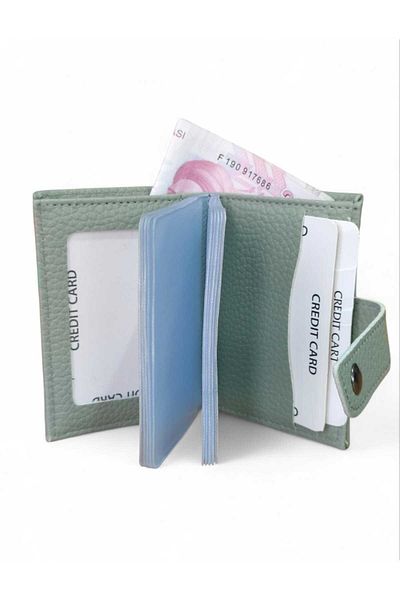 LEXA Unisex Card Holder Wallet with Plenty of Cards and Transparent Interior
