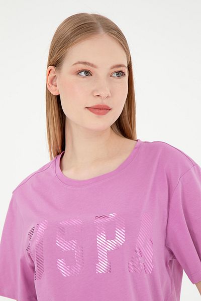 U.S. Polo Assn. Tricou de bază roz pentru femei 50300850-VR023