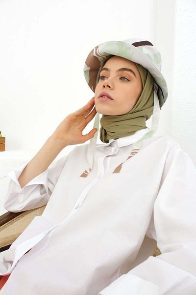 ALLDAY Cămașă oversize cu nasturi acoperită cu țesătură albă