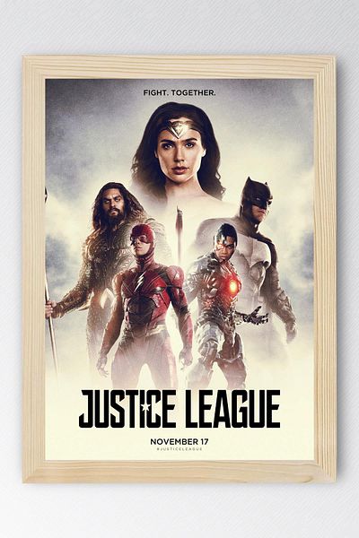 Saturn Pictură înrămată Justice League - Pictură poster DC Justice League