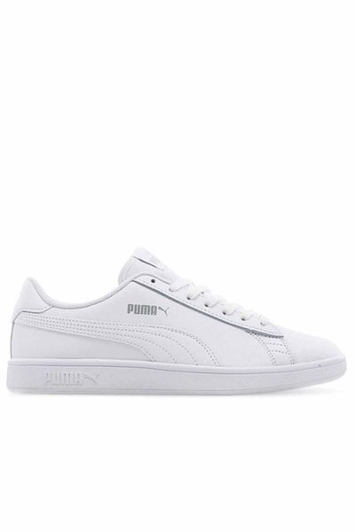 Puma Smash B-7 390987 -18 Unisex Sneakers - Ανδρικά Λευκά Casual Αθλητικά Παπούτσια 36521507 r
