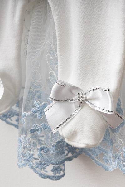 Ponpon Baby Fransız Dantel Pelerinli Melek Kanat Detaylı bebek Mevlüt Tulum  bebek hediyelik fotoğraf çekim