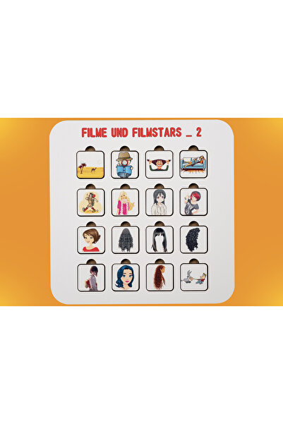 Filme Und Filmstars-2 | Almanca Öğreten Puzzle