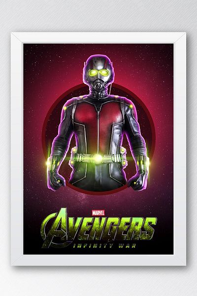 Saturn Pictură înrămată Ant Man - Pictură poster Avengers Marvel