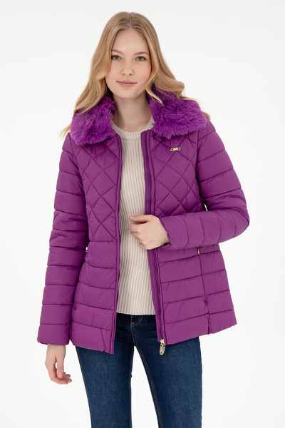 U.S. Polo Assn. Γυναικείο Μπουφάν Βιολετί 50291021-VR037