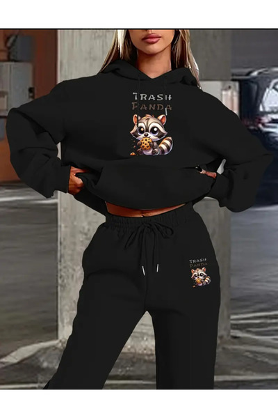 Marco Fresco Set de trening unisex cu imprimeu Trash Panda