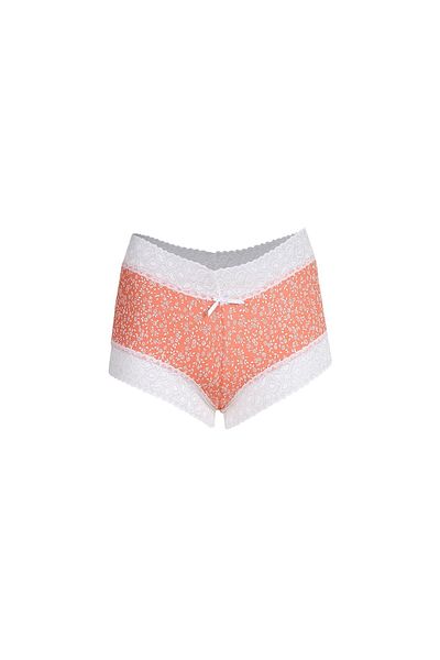 Akbeniz Women's Cotton Boxers Set of 2 - Salmon 40266