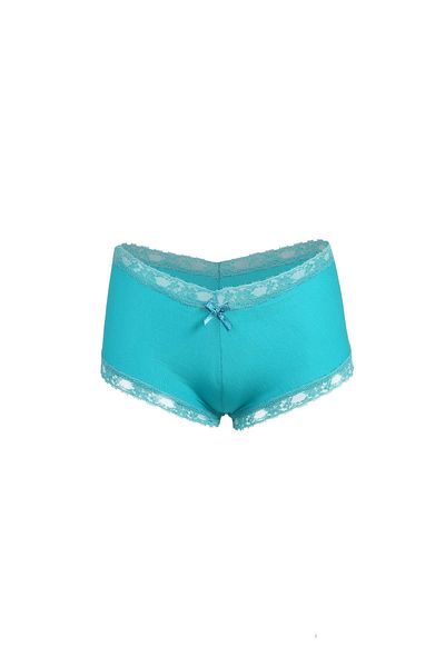 Akbeniz Γυναικεία μπόξερ Turquoise Cotton - Πακέτο 2 40265