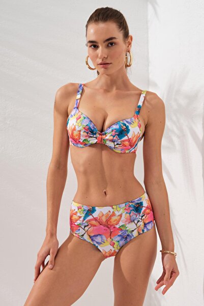 Pierre Cardin Gınger Balenli Kaplı Bikini Takım Garden 231235-D