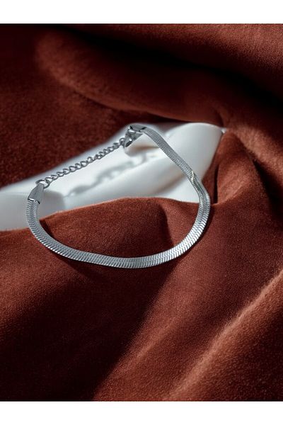 aden collection Aden Italian Steel Silver Bracelet