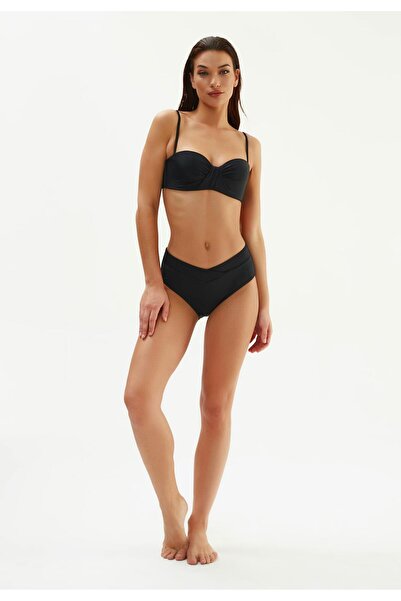 Eros Ψηλόμεσο μαύρο στράπλες μπικίνι - 2013esbk
