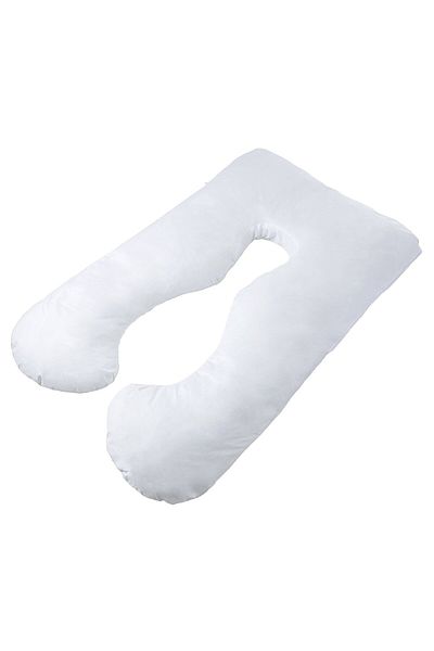 Generic U Shape Comfortable Pregnancy & Maternity Pillow By Mother Comfort,White