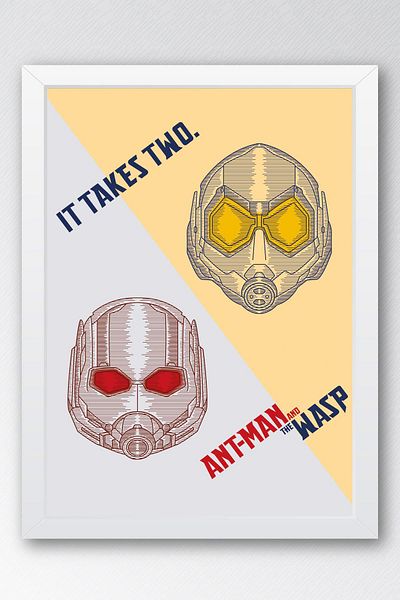 Saturn Pictură înrămată Ant Man și The Wasp - Pictură poster Marvel Ant-Man