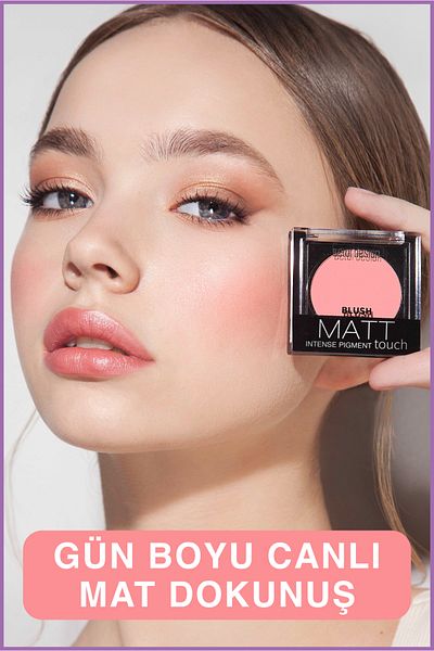 Belor Design Matt Touch Blush Tone:201 Salmon