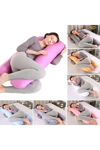 Generic وسادة مريحة على شكل حرف U للحمل والأمومة من Mother Comfort، لون بني شوكولاتة
