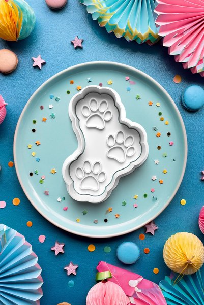 Deep Sweet Paw Way Cookie Mold Cutter Dough Shaper