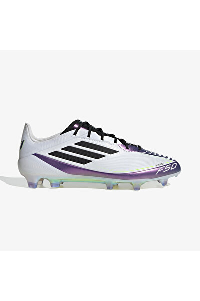 adidas Messi F50 Elite Fg Erkek Beyaz Çim Saha Kramponu