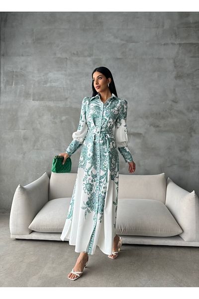 suphias Atlas Fabric Dress (BELT INCLUDED)