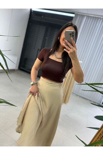 caddstore Κρεμ φούστα Sg