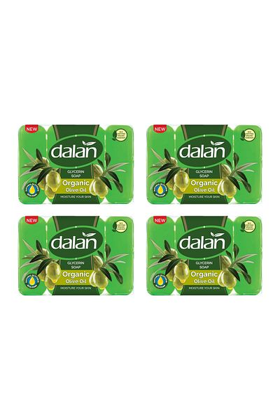 Dalan Organic Olive Oil 150g X 4 Glycerin Treatment Soap - 4 Pack