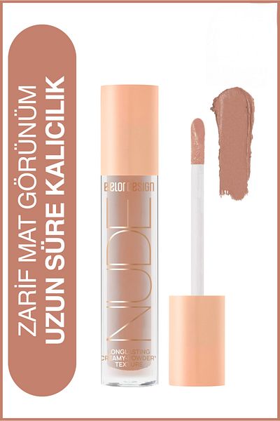 Belor Design Nude Harmony Liquid Eyeshadow Tone:8 Taupe Sweater