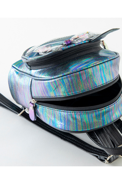 Fab N Funky Stylish & Classic Black Backpack - Durable, High-Quality Polyester School Bag for 3+ Years