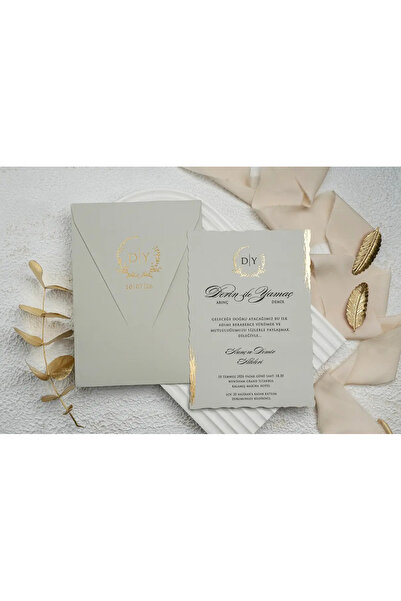 abcofis Düğün Davetiyesi Ekonom Erdem Davetiye 9263 Baskı Dahil