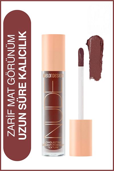 Belor Design Nude Harmony Liquid Eyeshadow Tone:14 Plum Cake