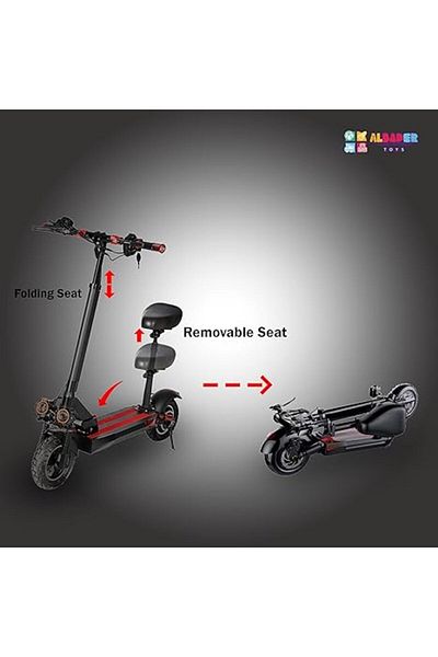 ALBADER Electric Kick Scooter V28, Max Speed 57 KM/H Range 30 KM 48V, Foldable Electric Scooter