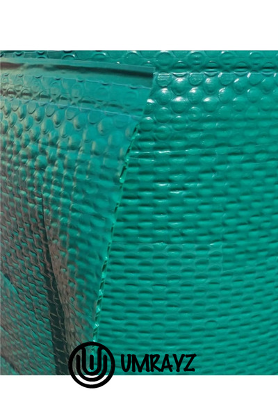 umrayz 160Cm X 30M Balonlu Naylon Pat Pat 320 Gr Ultra Kalın Üç Kat Yeşil Taş...